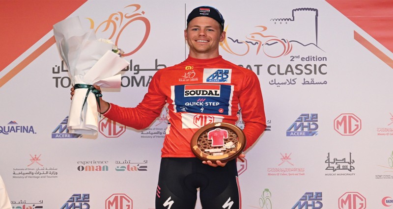 الدراج الفرنسي باول ماجنير يفوز بالمرحلة الثالثة والأميركي لوك لامبخيني فـي صدارة الترتيب العام