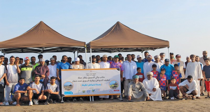 حملة لتنظيف الشؤاطئ بولاية السويق