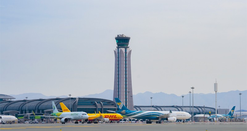 21.6% ارتفاعا بعدد المسافرين عبر مطارات سلطنة عمان نهاية يناير الماضي