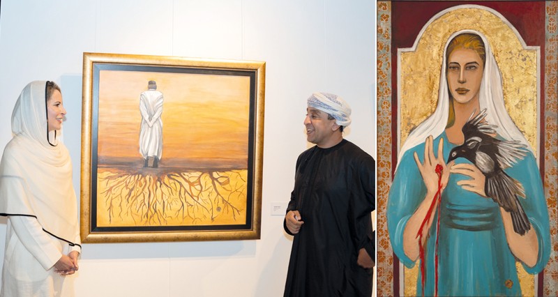 &laquo;نبض الريشة&raquo; معرض تشكيلي يبرز عمق التجربة الإنسانية