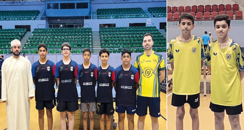 ناصر الزعابي يحقق لقب بطولة فردي  الأشبال لكرة الطاولة ونادي عبري بطلا للفرق