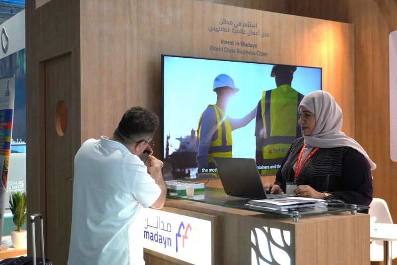 &laquo;مدائن &raquo; تختتم مشاركتها في النسخة الثانية لمعرض  &laquo;سعودي فود &raquo; بالرياض