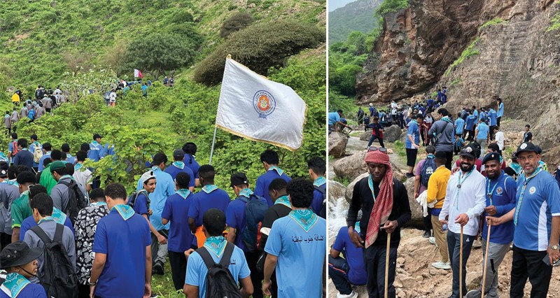 تواصل مناشط المخيم الكشفي الخليجي بسهل جبل آشور