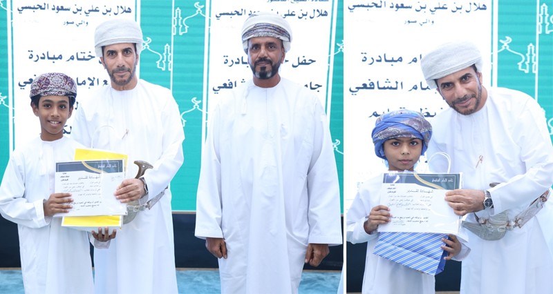 ختام مبادرة تحفيظ القرآن الكريم بجامع الإمام الشافعي بصور