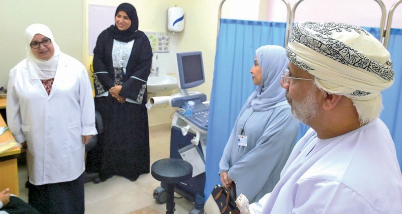 افتتاح توسعات الخدمات الصحية فـي مستشفى قريات