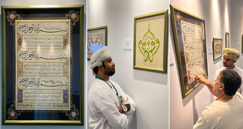 اثنا عشر خطاطا عمانيا يشاركون  فـي مهرجان البدر بإمارة الفجيرة