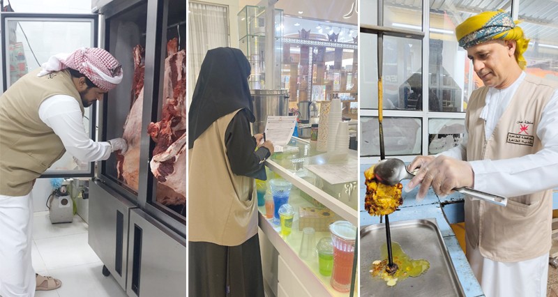 إتلاف &laquo;346&raquo; كيلوجراما من المواد الغذائية بالظاهرة