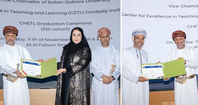 الاحتفال بتخريج حملة شهادة التدريس والتعلم فـي التعليم العالي