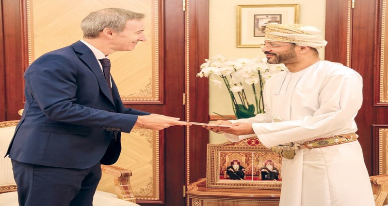 رسالة لجلالة السلطان من ملك إسبانيا