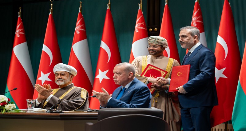 جلالةُ السُّلطان والرئيسُ التركي يشهدان التوقيع على 10 اتفاقيّات ومذكّرات تفاهم