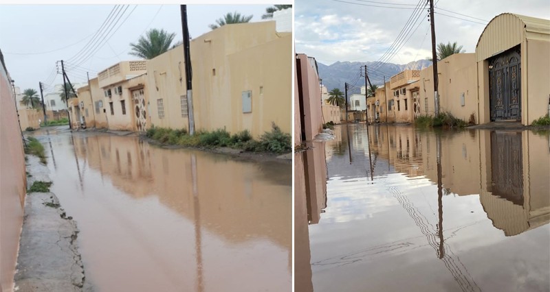 تجمع البرك المائية أمام منازل المواطنين فـي بلدة غمر ببهلاء .. مشكلة تبحث عن حل