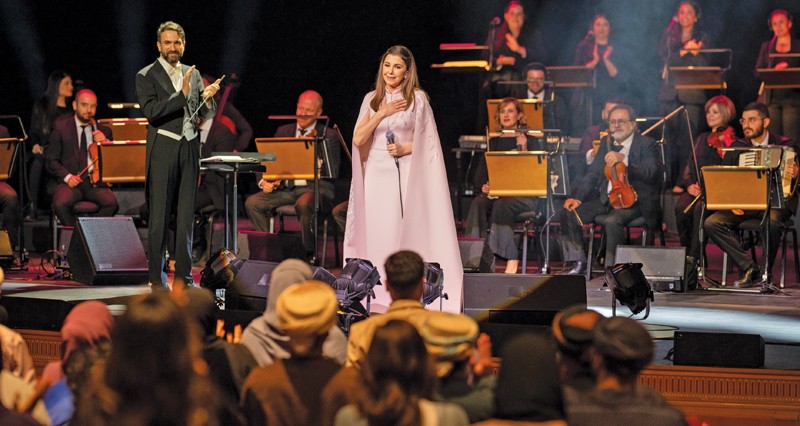 عصافير القلوب حلقت بجمهور ماجدة الرومي إلى سماء دار الأوبرا السلطانية مسقط