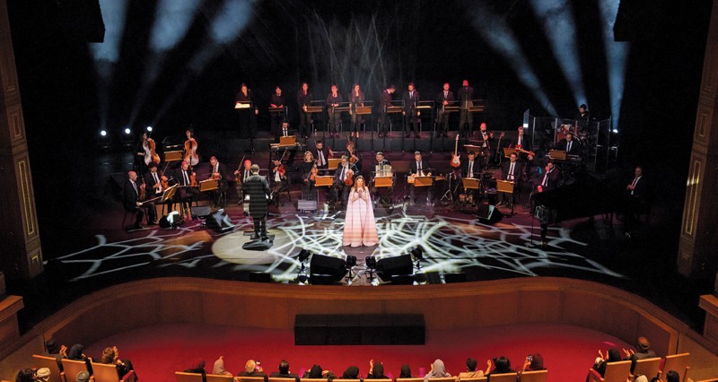 عصافير القلوب حلقت بجمهور ماجدة الرومي إلى سماء دار الأوبرا السلطانية مسقط