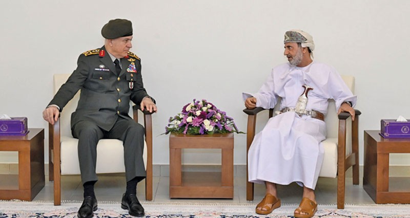 بحث التعاون العسكري المشترك بين سلطنة عمان وتركيا