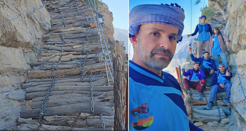 مسير للمشي الجبلي واستكشاف الطبيعة بقمم الحمراء