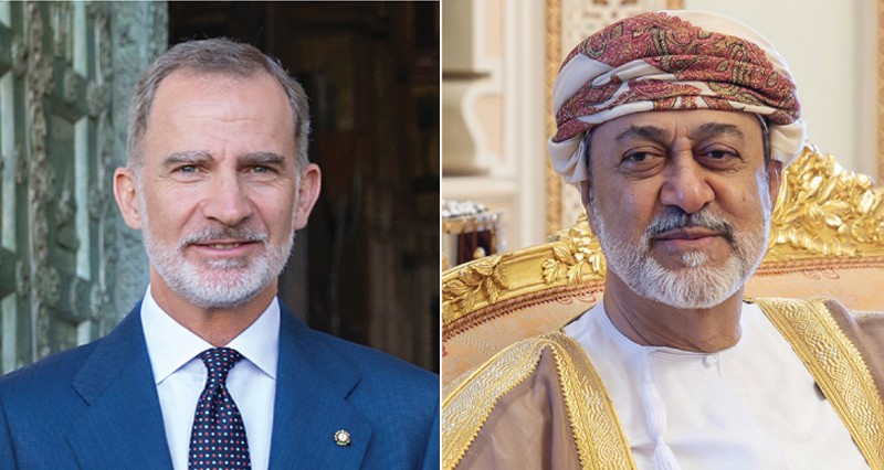جلالة السلطان يقوم بزيارة &laquo;دولة&raquo; إلى إسبانيا غدا ويستعرض مع جلالة الملك فيليبي السادس تعزيز أوجه التعاون فـي مختلف المجالات والموضوعات الإقليمية والدولية