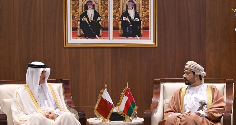 سلطنة عُمان وقطر تبحثان تعزيز التبادل التجاري