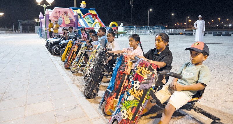 برامج متنوعة وأنشطة تعليمية وترفيهية ضمن فعاليات العامرات