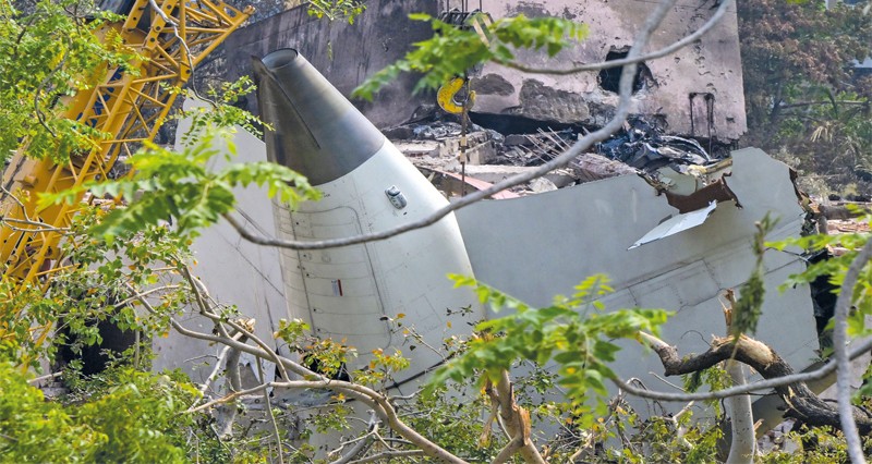 ارتفاع حصيلة وفيات تحطم طائرة هندية