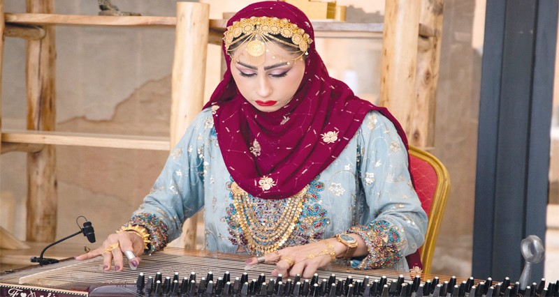 أمسية موسيقية بقصر جبرين ببهلاء