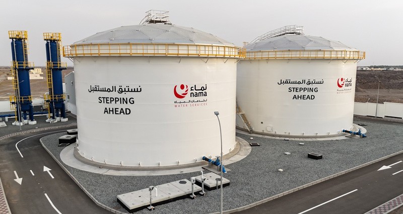 إنجاز 63% من مشروع خط نقل المياه بمدينة سمائل الصناعية