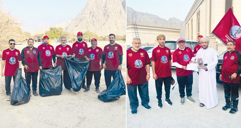 فريق سيفم للمسير والمغامرات ينظم رحلة استكشاف إلى خصب