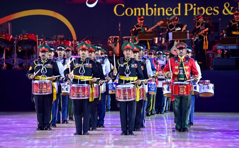 بلعرب بن هيثم يرعى عرض الموسيقى العسكرية بدار الأوبرا السُّلطانية مسقط