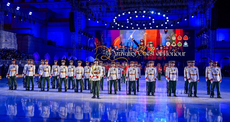 بلعرب بن هيثم يرعى عرض الموسيقى العسكرية بدار الأوبرا السُّلطانية مسقط