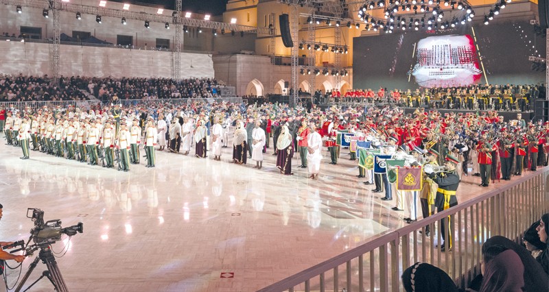 &laquo;عمان والعالم&raquo; عرض موسيقي عسكري يجسد روح الولاء والانتماء فـي احتفالية نوفمبر المجيد