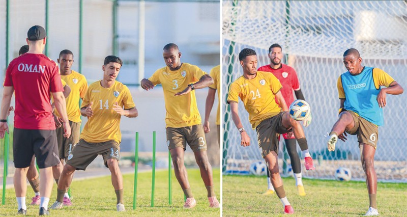 منتخبنا الوطني الأولمبي للقدم يواصل تدريباته المكثفة بمعسكره الداخلي