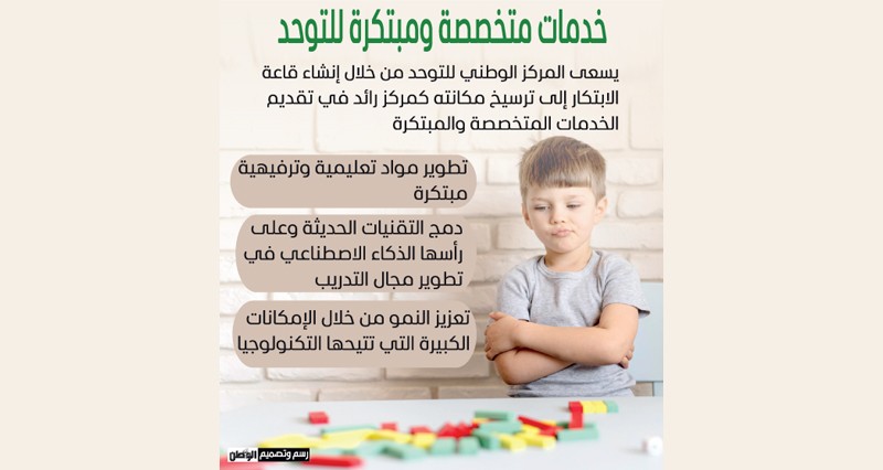 اتفاقية لإنشاء قاعة ابتكار بالمركز الوطني للتوحد