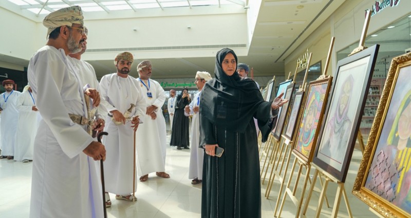 57 مشاركا ومشاركة فـي فعاليات معرض الفنون التشكيلية بالظاهرة