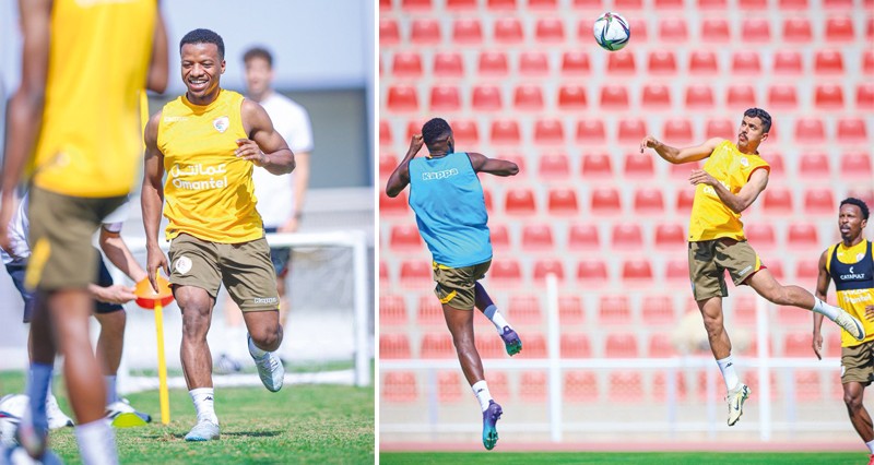 الأحمر يكتفي بتدريب صباحي أمس والمنذر يشارك وعبدالله فواز يتعافى تدريجيا