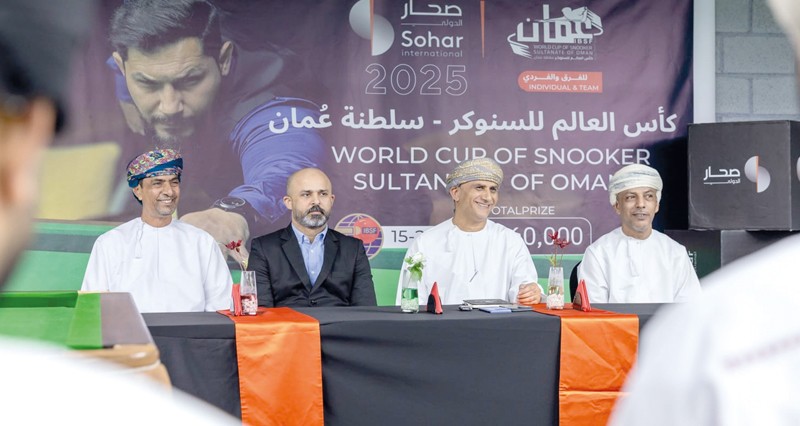 اللجنة العمانية للبلياردو والسنوكر تعلن جاهزيتها لاستضافة كأس العالم المزدوجة للسنوكر