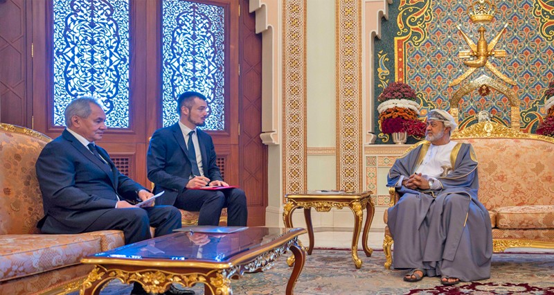 جلالة السلطان يبحث مع سكرتير مجلس الأمن بروسيا الاتحادية أوجه التعاون بين في المجالات الأمنية والعسكرية