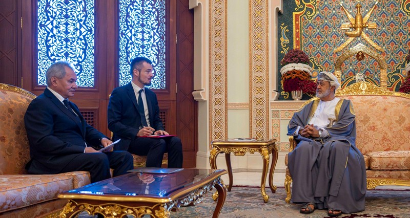 جلالة السلطان يبحث مع سكرتير مجلس الأمن بروسيا الاتحادية أوجه التعاون فـي المجالات الأمنية والعسكرية