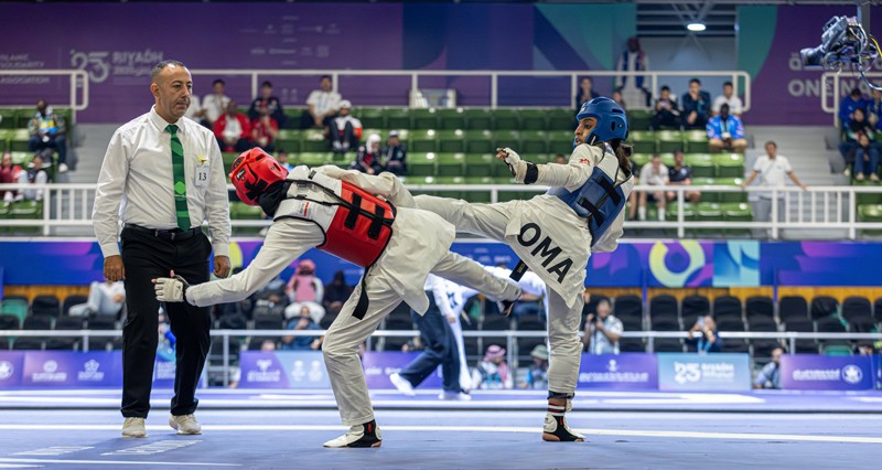 منتخباتنا تواصل حضورها والطوقي والهنائية يغادران منافسات التايكواندو