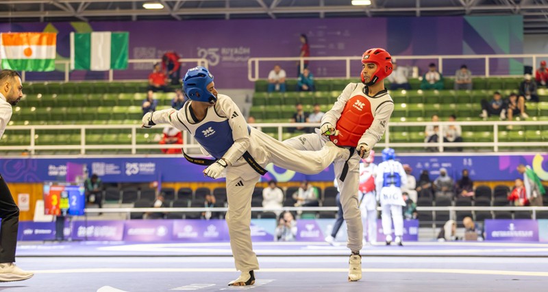 منتخباتنا تواصل حضورها والطوقي والهنائية يغادران منافسات التايكواندو