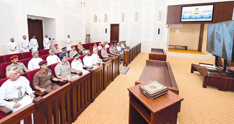 افتتاح مبنى القضاء العسكري فـي مسقط