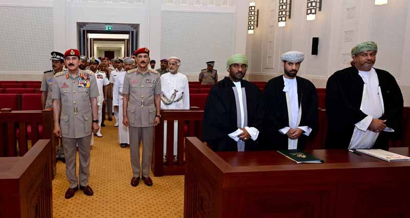 افتتاح مبنى القضاء العسكري فـي مسقط
