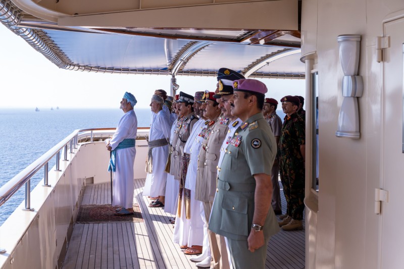 جلالةُ السُّلطان يشملُ برعايته السّامية استعراضَ الأسطول 2025م