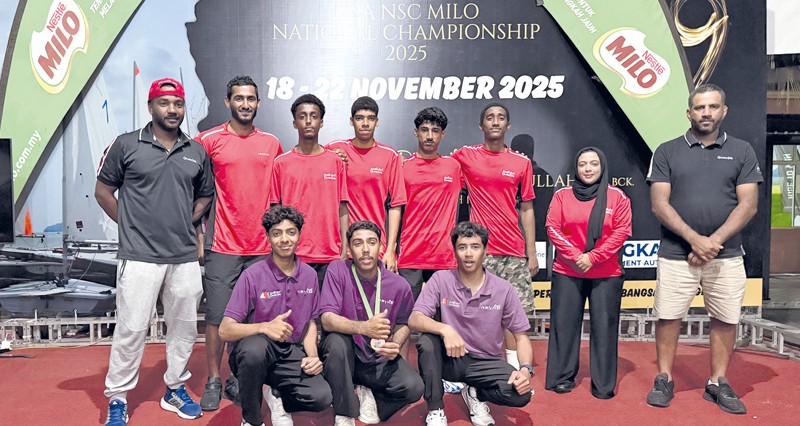 بحارة سلطنة عمان يحصدون الميدالية البرونزية فـي البطولة الوطنية للإبحار الشراعي بماليزيا