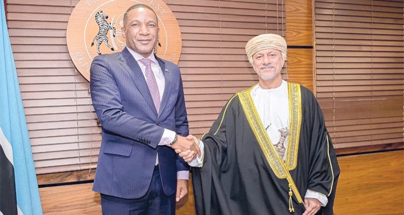 سلطنة عمان وبوتسوانا تضعان اللبنة الأولى لشراكة اقتصادية واستثمارية مستدامة