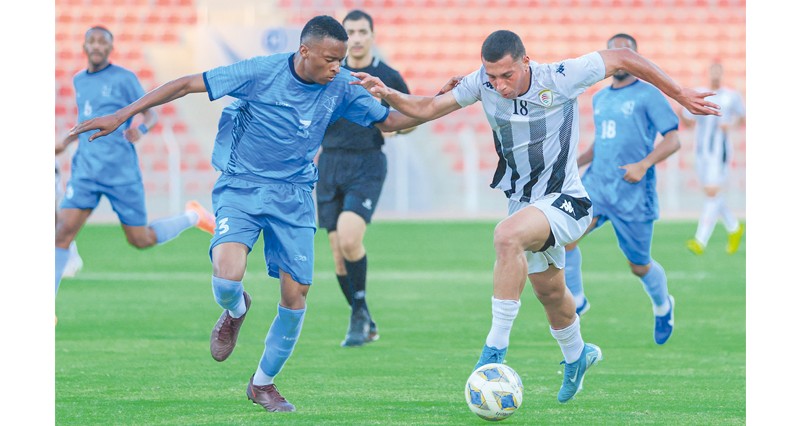المنتخب الأولمبي يتعادل سلبا مع صور فـي لقاء ودي