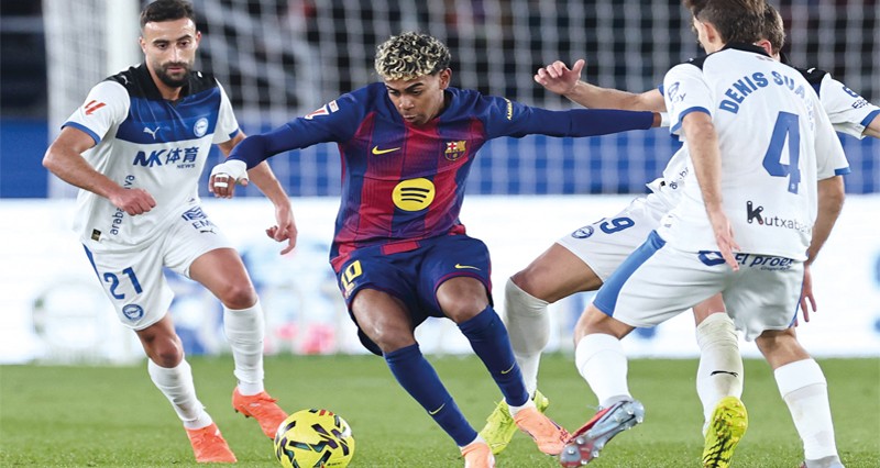 فـي الدوري الإسباني : برشلونة يستعيد عافيته ويعتلي الصدارة مؤقتا