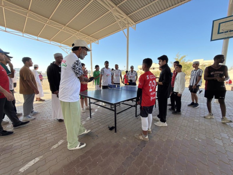 مدرسة الخوض للتعليم الأساسي بالسيب تنظم فعالية 'شوية رياضة' تزامنًا مع اليوم الرياضي الموحد