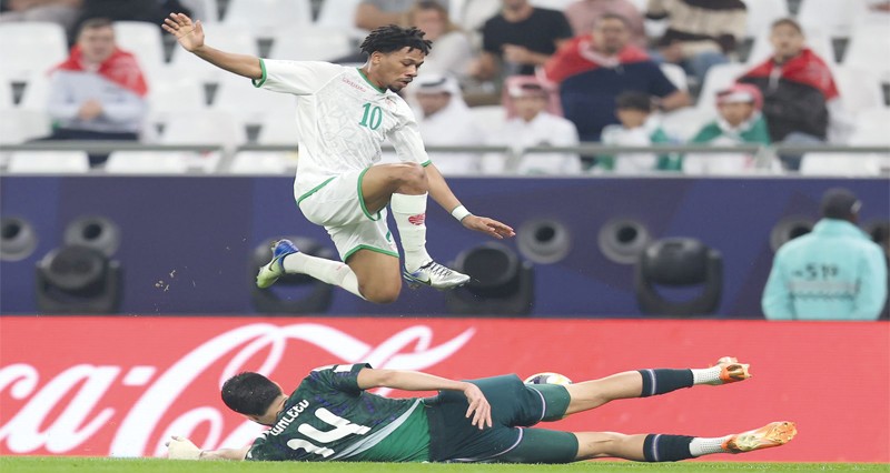 منتخبنا يتعرض لظلم تحكيمي ويخسر 1 /2 أمام السعودية