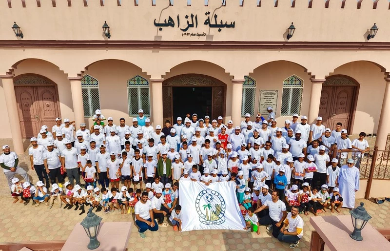 فريق 'الاتفاق' بقرية الزاهب بولاية المضيبي ينظم يوماً رياضياً مفتوحاً