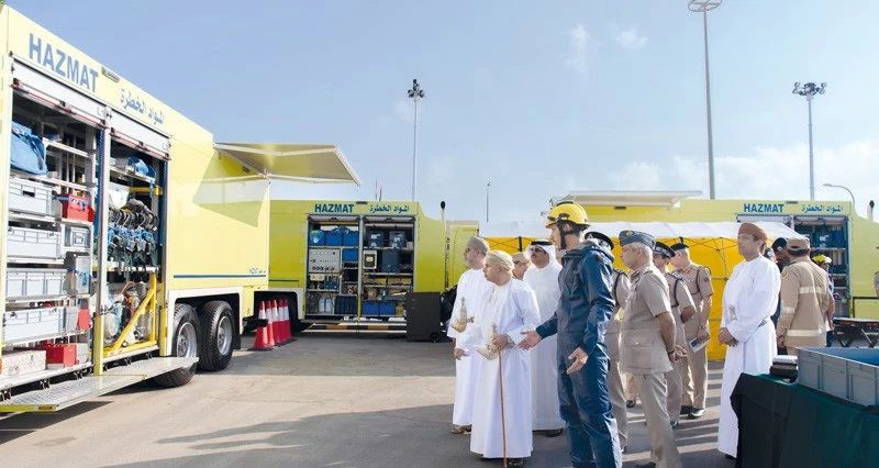 بدء التقييم الدولي لـ 'البحث والإنقاذ' وتدشين مركبات حديثة لحوادث المواد الخطرة