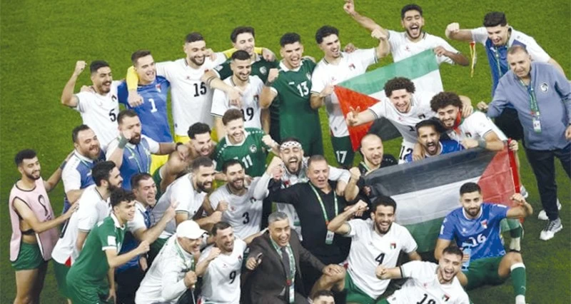 فلسطين تتعادل سلبيا مع سوريا وتصعدان سويا لدور الثمانية